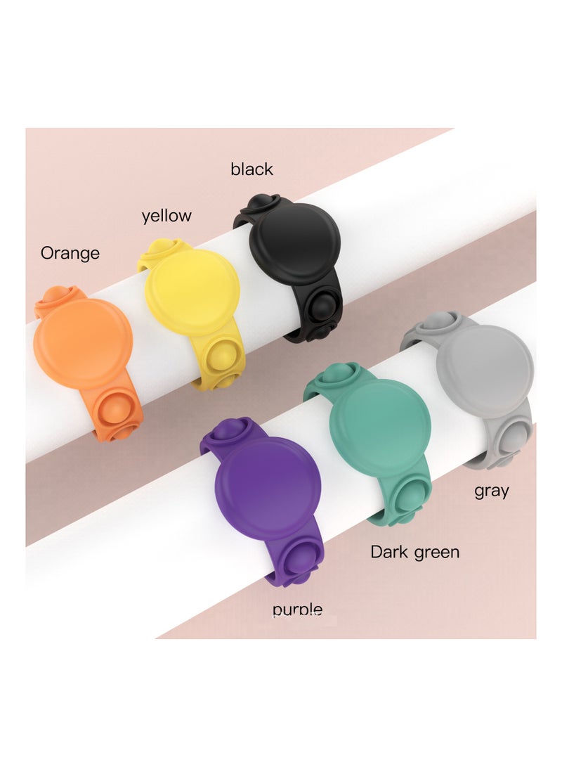 KASTWAVE AirTag Bracelet for Kids(6 Pack), Airtag Wristband for Kids Compatible - Image 1