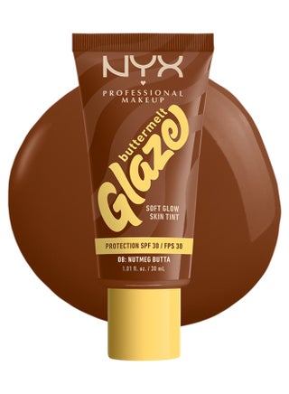 Buttermelt Glaze Soft Glow Skin Tint + SPF/FPS 30 Foundation 12h Wear Nutmeg Butta - view 2