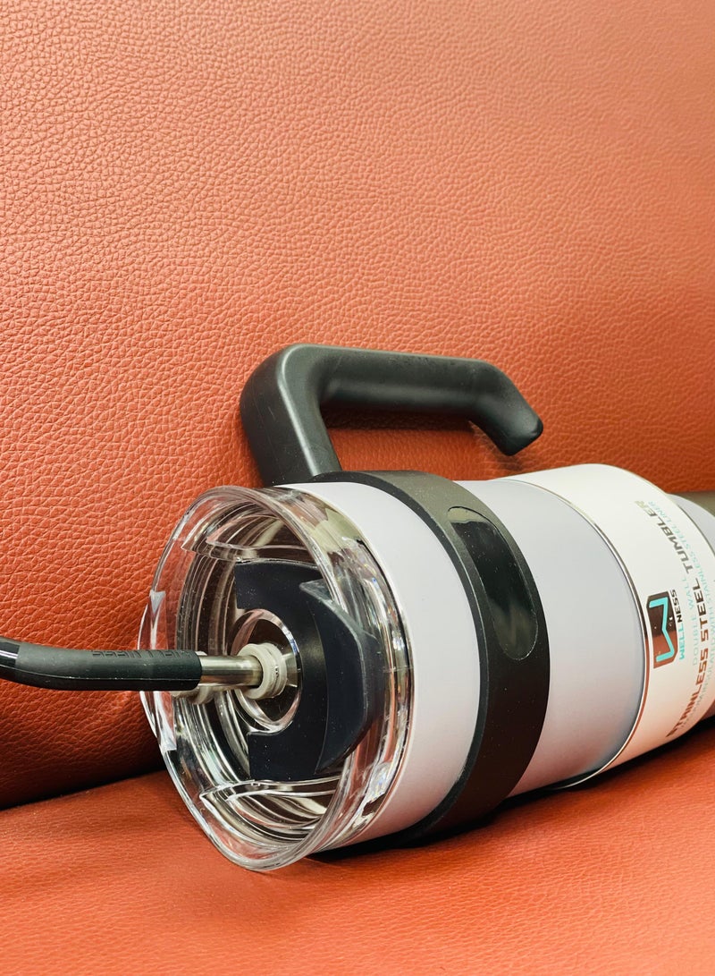 HYDRA cup  Stainless Steel Vacuum Insulated Tumbler 40oz Luxury Looks With Lid or Straw for Water, Iced Tea or Coffee, Smoothie - Image 3