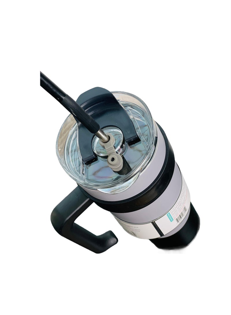 HYDRA cup  Stainless Steel Vacuum Insulated Tumbler 40oz Luxury Looks With Lid or Straw for Water, Iced Tea or Coffee, Smoothie - Image 4