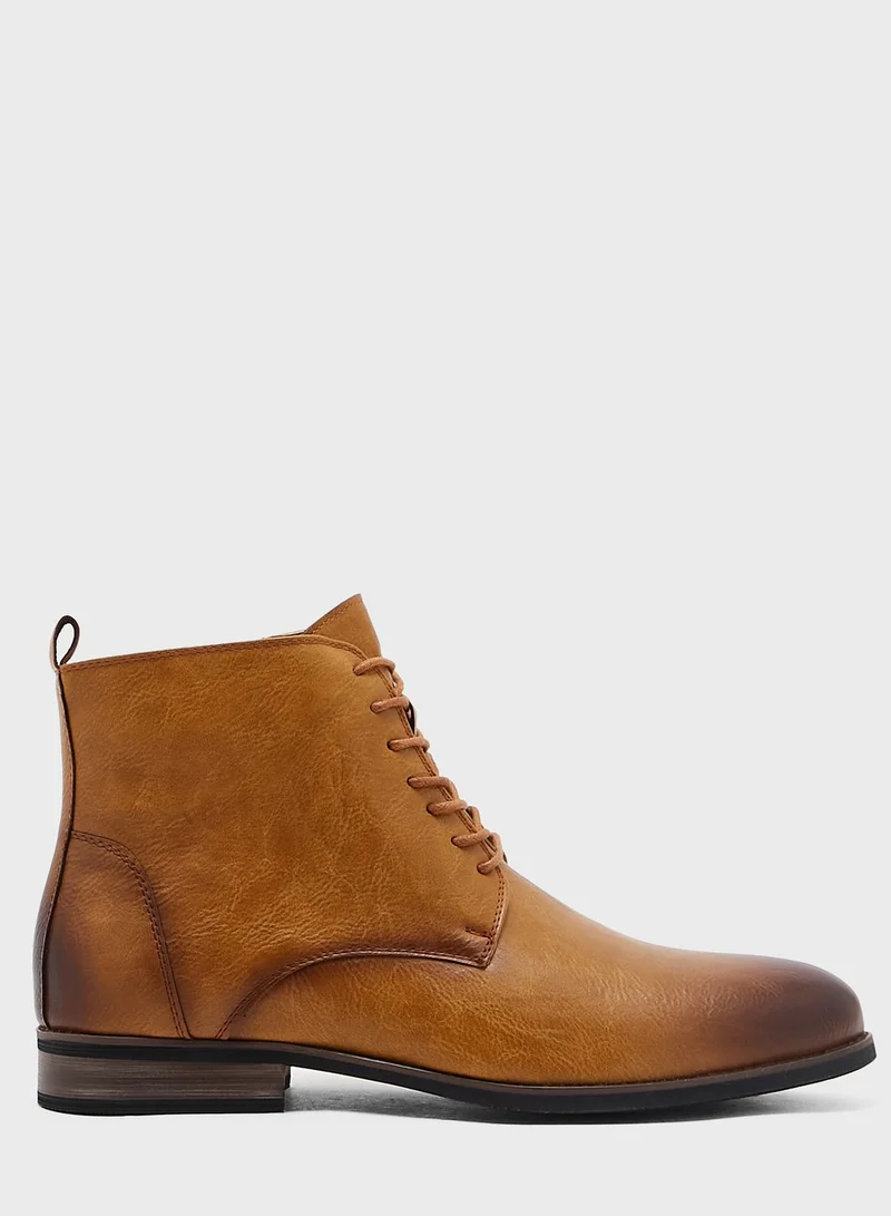 Robert Wood Casual Lace Up Boots