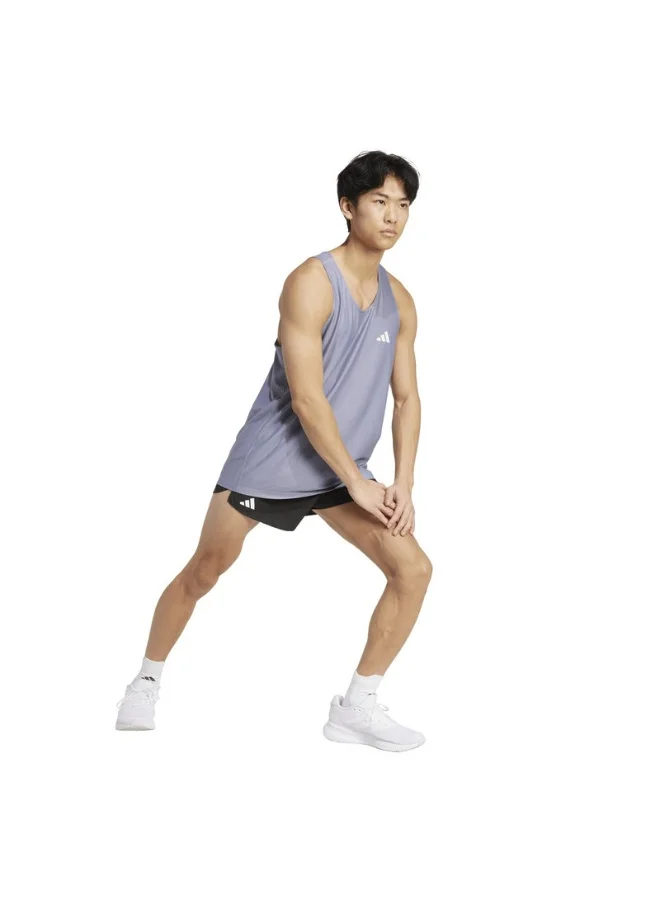 اديداس adidas OTR B TANK Purple Running TANK for Men - XS