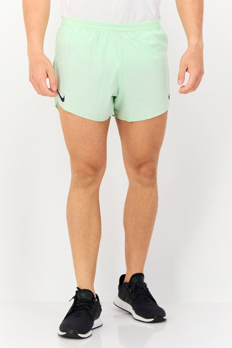 Nike Men Standard Fit 4 Inseam Running Shorts, Light Green  - Image 1