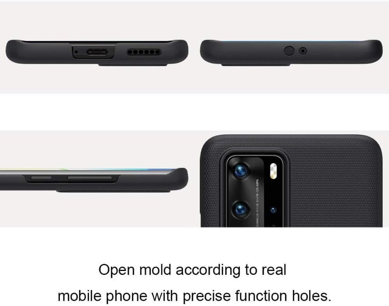 Nillkin Huawei P40 Pro Case Mobile Cover Super Frosted Shield Hard Phone Cover With Stand Slim Fit Designed Case For Huawei P40 Pro Black - Image 3