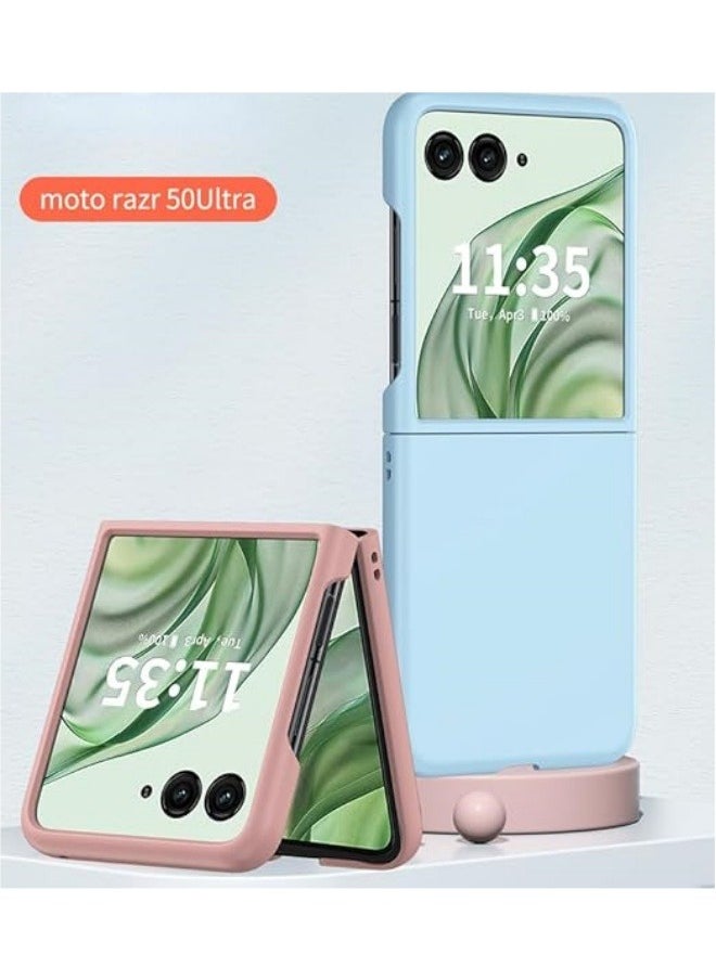 Generic - Compatible with Motorola Razr 50 Ultra Case Luxury Skin-friendly Fold Cover PC Shockproof Bumper Funda for Razr 50 ultra - Image 1