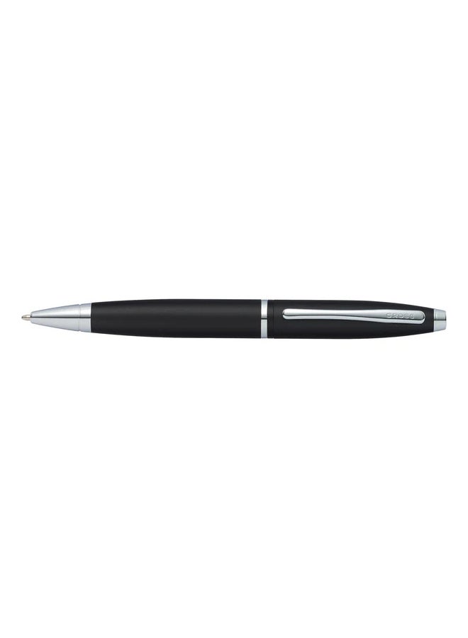 Cross Calais™ Matte Black with Polished Chrome Appointments Ballpoint Pen - Image 2