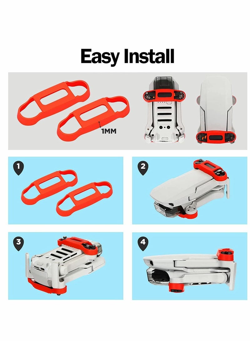 Captaintech Propellers Holder Strap Props Blades Silicone Stabilizer Fixator Accessories Compatible with Mavic Mini 2