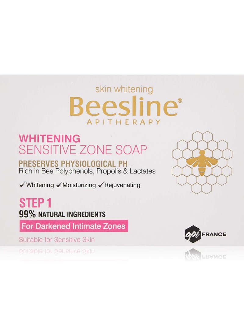 Beesline Whitening Sensitive Zone Soap White 110grams - Image 3