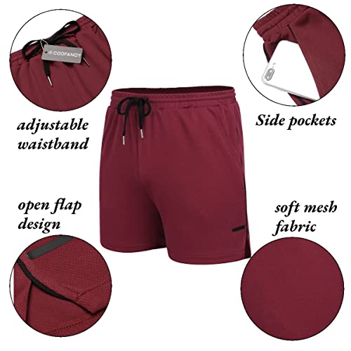 COOFANDY Mens 5 Inch Gym Workout Shorts Quick Dry Bodybuilding Weightlifting Pant Training Running Jogger with Pockets - Image 5