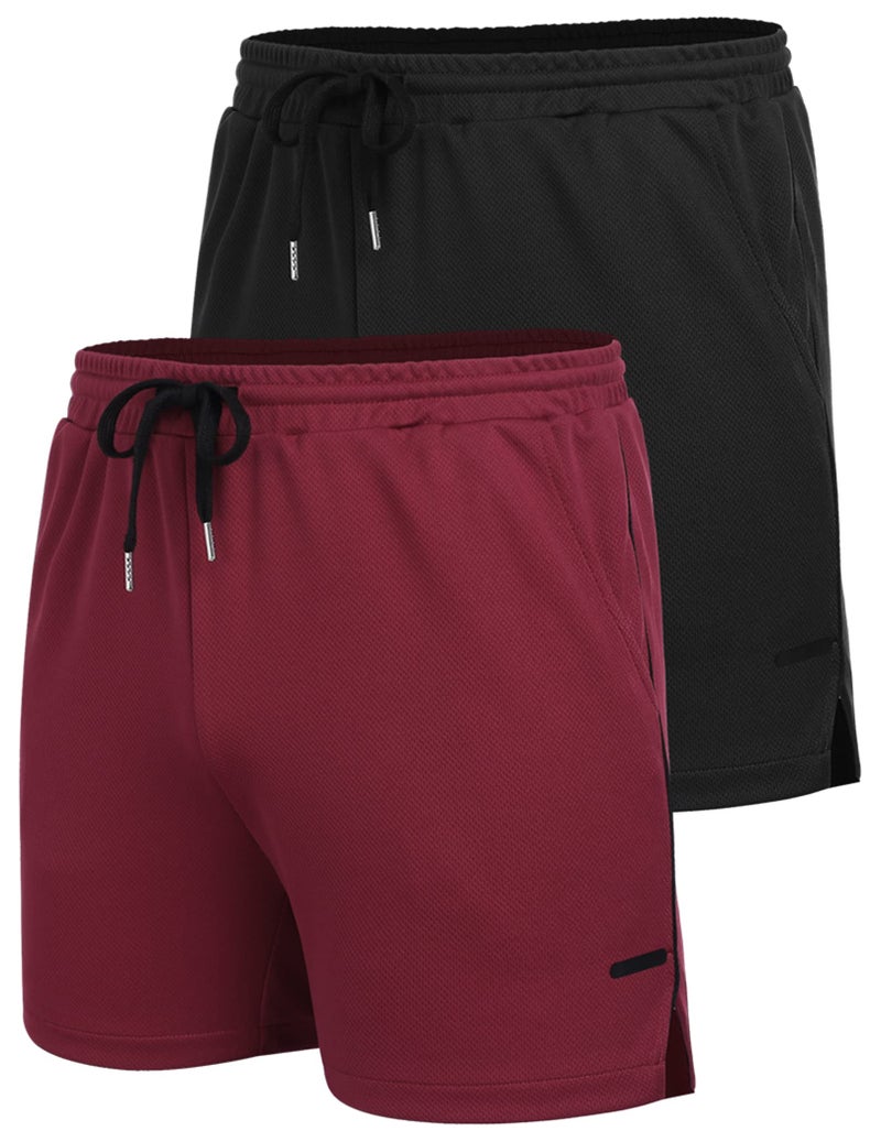 COOFANDY Mens 5 Inch Gym Workout Shorts Quick Dry Bodybuilding Weightlifting Pant Training Running Jogger with Pockets - Image 4