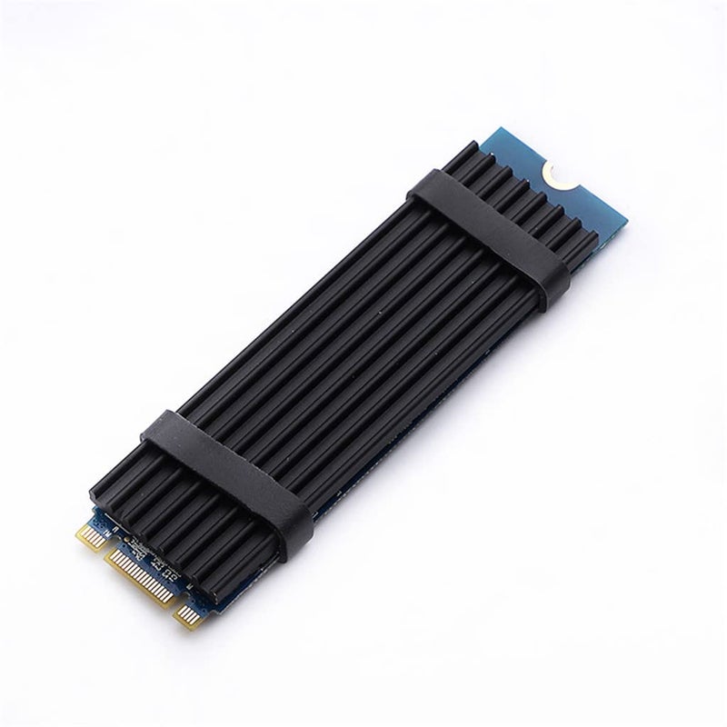 Black Aluminum Heatsink Radiator For M 2 NVME SSD 2280 Hard Drive - Image 4