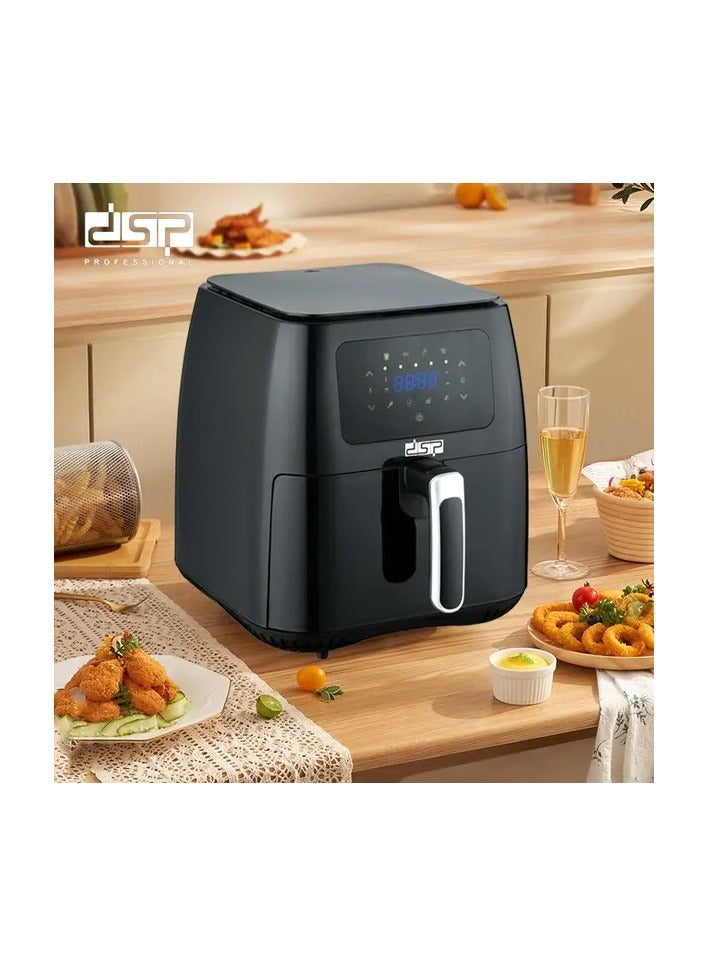 دي اس بي مقلاة هوائية دي إس بي، 1700 واط، 8.5 لتر، شاشة رقمية، أسود، KB2138 - Image 3