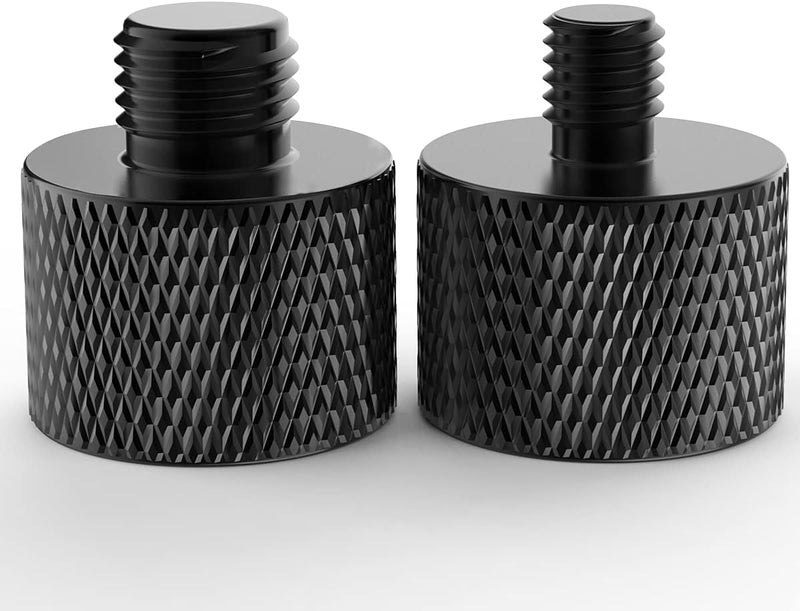 SHOPEE مجموعة محولات حامل الميكروفون 2 قطعة - 5/8 أنثوي إلى 3/8 ذكر و 5/8 أنثوي إلى 1/4 ذكر خيط برغي للميكروفون - Image 1