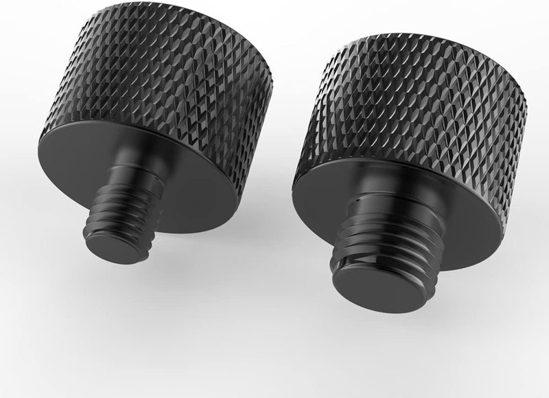 SHOPEE مجموعة محولات حامل الميكروفون 2 قطعة - 5/8 أنثوي إلى 3/8 ذكر و 5/8 أنثوي إلى 1/4 ذكر خيط برغي للميكروفون - Image 4