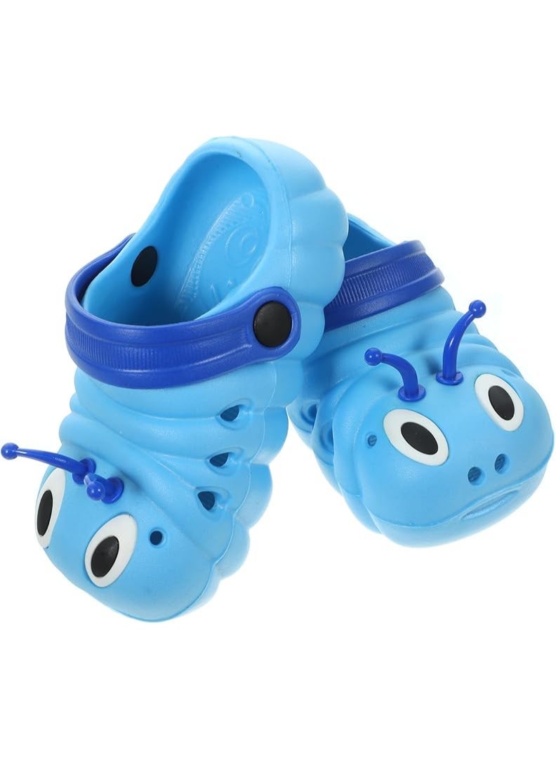 MiniMe Baby Boy EVA Foam Sandals | 2 Years | Sky Blue & Pink | EVA Foam & Flexible Strap | Bug Design | Lightweight & Breathable | Easy Slip-On & Adjustable Heel Strap | Non-Slip Durable Sole - Image 1