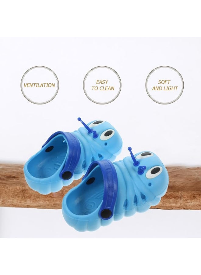 MiniMe Baby Boy EVA Foam Sandals | 2 Years | Sky Blue & Pink | EVA Foam & Flexible Strap | Bug Design | Lightweight & Breathable | Easy Slip-On & Adjustable Heel Strap | Non-Slip Durable Sole - Image 2