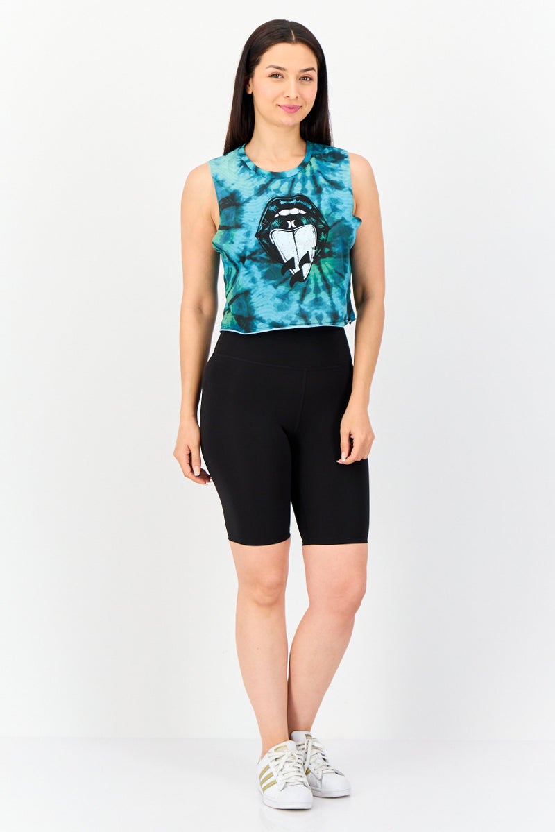 Hurley Women Sportswear Fit Sleeveless Training Tank Top, Multicolor  - Image 4