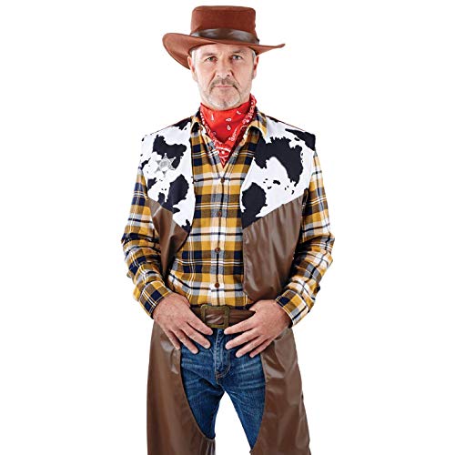 Fun Shack Adult Cowboy Costume for Men, Halloween Cowboy Outfit, Western Costume for Adults, Rodeo Dress-Up, One Size - Image 2