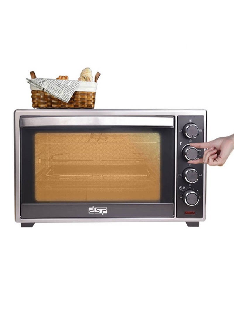دي اس بي 2000W 48L High Power Adjustable Temperature Timer Electric Toaster Oven With 1000+600W 2 Stove Heads KT48B (L45 x W58 x H36)cm - Image 2