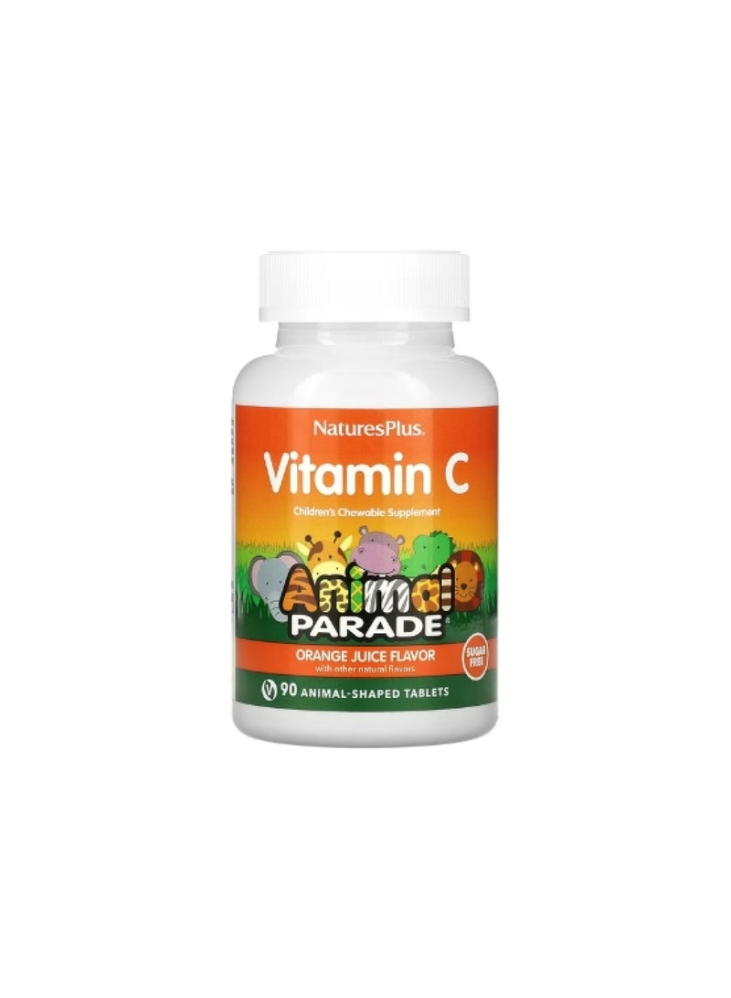 Nature's Plus Animal Parade Vitamin C 90 Chewable Tablets