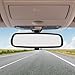 YoRise Car Rear View Mirror Protector Frame Silicone Rearview Mirror Cover Automotive Rearview Edge Protection Accessories Car Mirrors Cover Decoration for Most Cars Black - Image 2