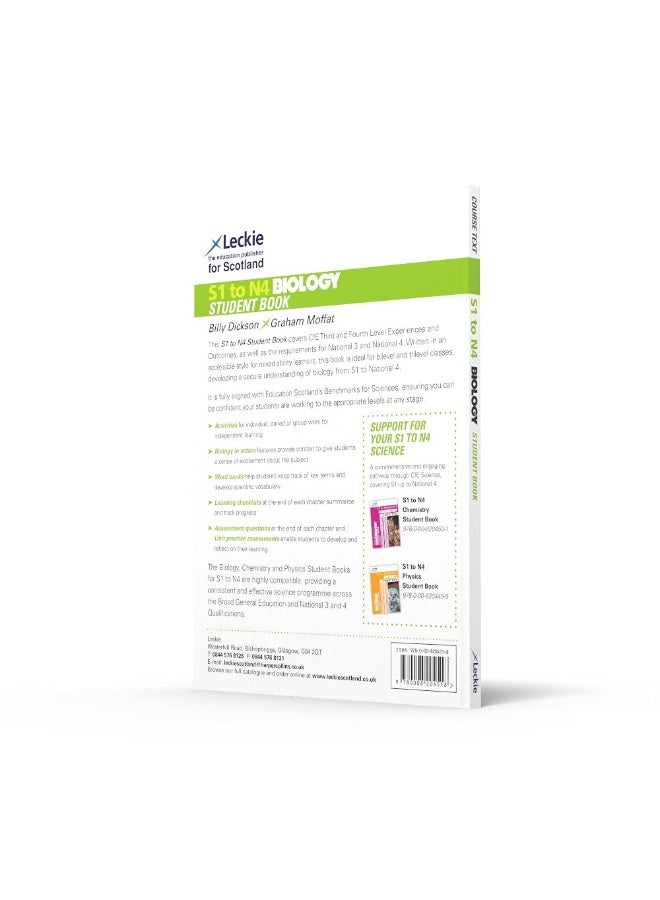 S1 to National 4 Biology: Comprehensive textbook for the CfE - Image 4