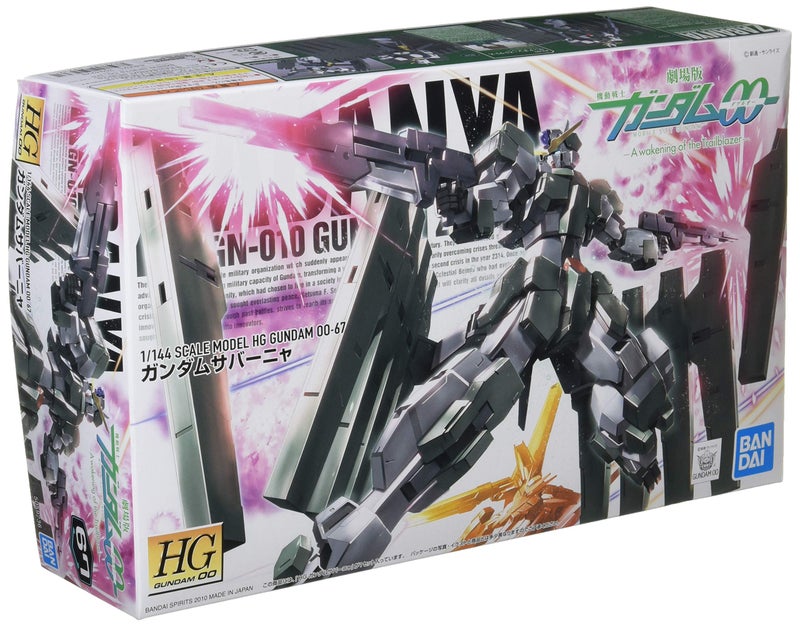BANDAI SPIRITS مجموعة نموذج باندai سبيريتس غندام هاي غريد غندام 00 1/144: #67 GN-010 غندام زابانيا - Image 1