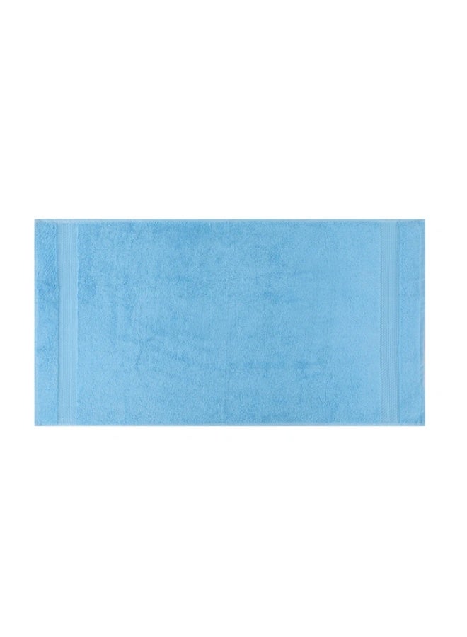 تى ام هوم TM HOME Luxury Egyptian Cotton Bath Towel – Dark Sky Blue – 100% Natural Cotton – Size 50×100 cm – Ultra-Soft, Highly Absorbent & Hotel-Grade Quality - Image 4
