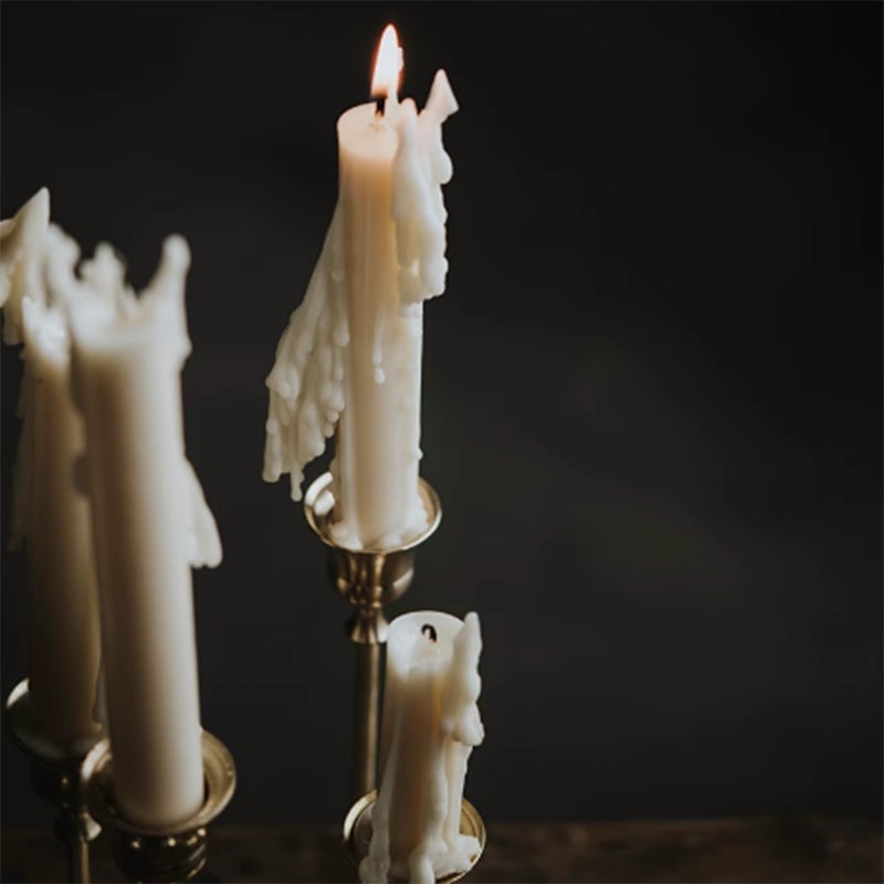 TOPYS 6 Holes Long Cylinder Silicone Candle Molds, Pillar Cylinder Shape Mold for Aromatherapy Candle Soy Wax Soap Clay Craft Plaster Resin Handmade Crafts Gifts Birthday Cake Decor(5.9in) - Image 5