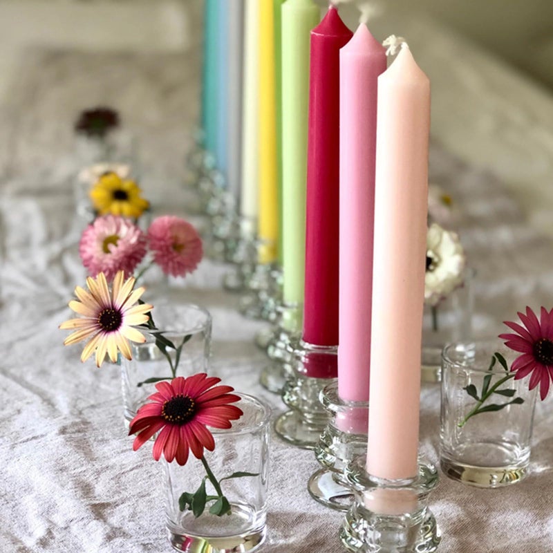 TOPYS 6 Holes Long Cylinder Silicone Candle Molds, Pillar Cylinder Shape Mold for Aromatherapy Candle Soy Wax Soap Clay Craft Plaster Resin Handmade Crafts Gifts Birthday Cake Decor(5.9in) - Image 3