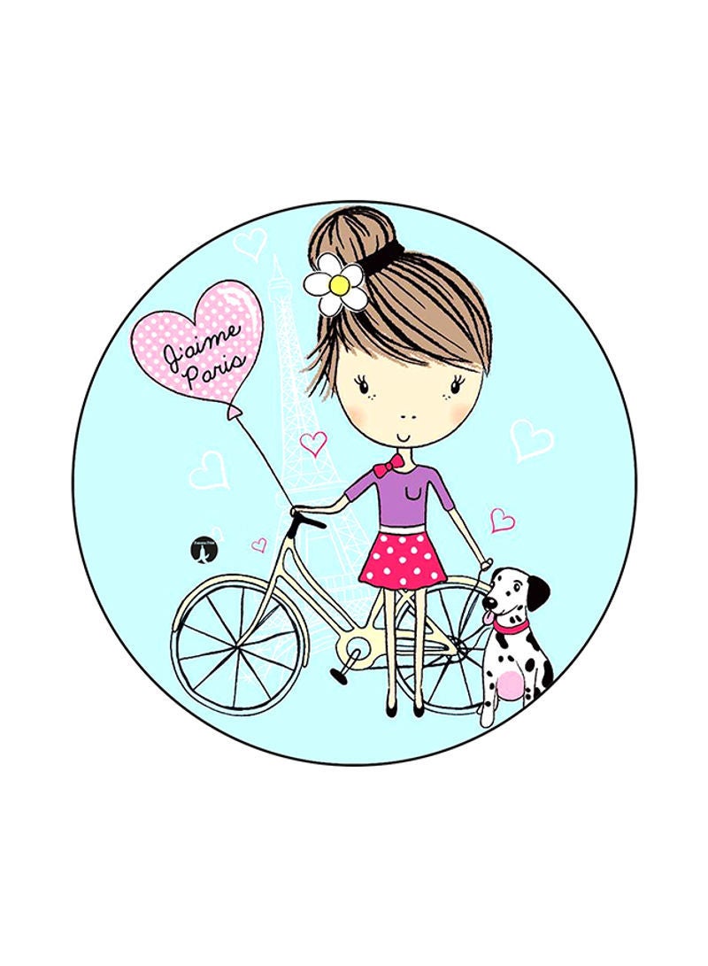 RKN Girl Printed Mouse Pad Multicolor