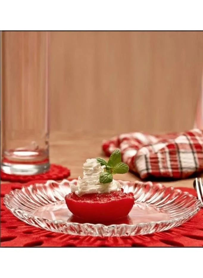 Paşabahçe 10499 Aurora Glass Presentation Serving Plate 31.5cm