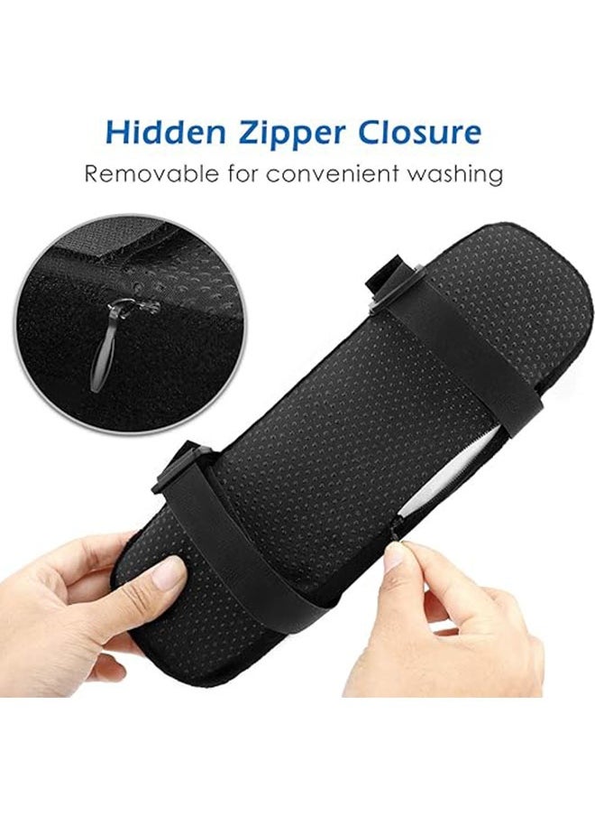 Generic - 1 Pair Desk Chair Arm Pads, Ergonomic Memory Foam Office Chair Armrest Pads, Thick Chair Armrest Pads, Arm Rest Pillow, Gaming Chair Arm Pads, Elbow Support Cushion for Computer - Image 1