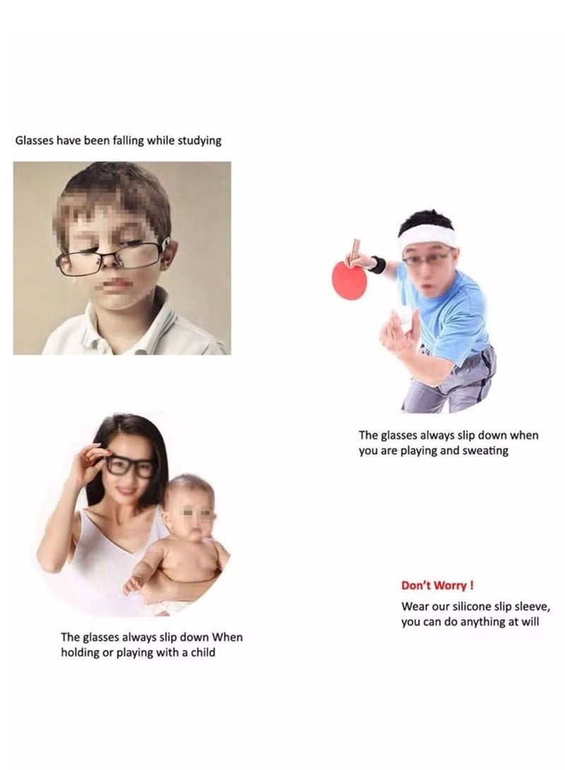 12 Pair Premium Grade Eyeglasses Temple and Eyeglass Retainer Anti-Slip Round Comfort Reading for Glasses Sunglasses - Image 2