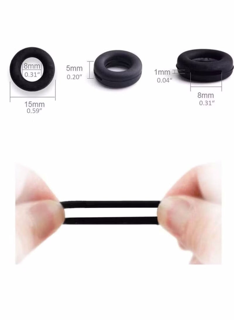 12 Pair Premium Grade Eyeglasses Temple and Eyeglass Retainer Anti-Slip Round Comfort Reading for Glasses Sunglasses - Image 3