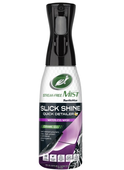 Car Waterless Quick Detailer 591ml - Ceramic Formula with Swirl-Resistant Polymers, Cleans, Protects & Enhances Paint Gloss