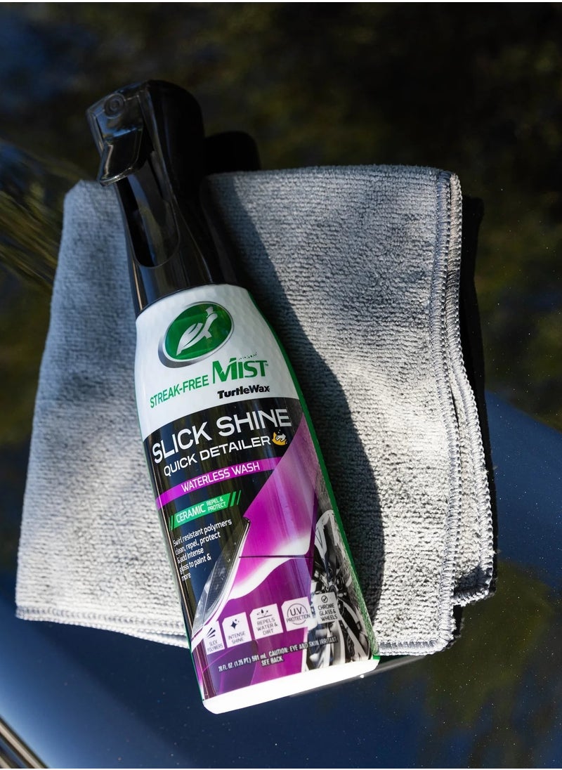 TurtleWax - Car Waterless Quick Detailer 591ml - Ceramic Formula with Swirl-Resistant Polymers, Cleans, Protects & Enhances Paint Gloss - Image 1
