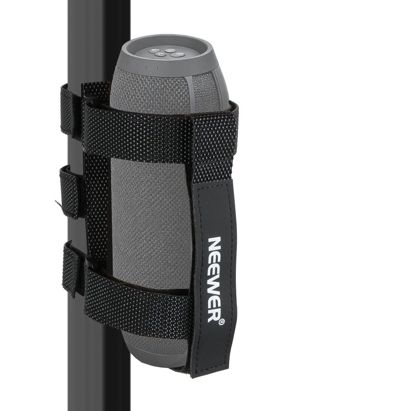NEEWER Portable Speaker Mount for Golf Cart Accessories Heavy Duty Adjustable Nylon Strap Holder for Wireless Bluetooth Speaker Club Car UTV ATV Bike Scooter Motorcycle GF02S - Image 2