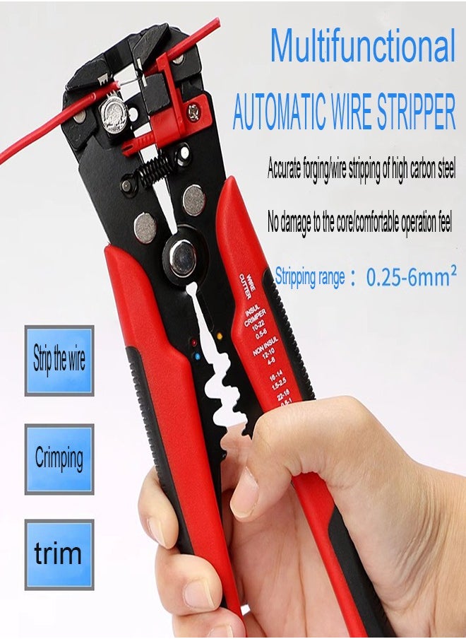 Generic Automatic wire stripping pliers for electricians, wire stripping diameter: 0.1-6  - Image 3