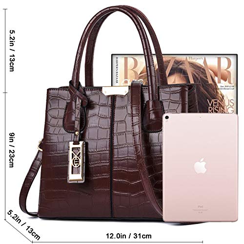 COCIFER Purses and Handbags for Women Fashion Leather Top Handle Satchel Shoulder Tote Bags - Image 3