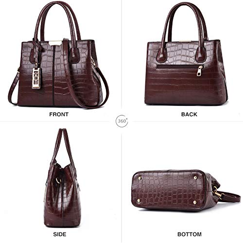 COCIFER Purses and Handbags for Women Fashion Leather Top Handle Satchel Shoulder Tote Bags - Image 2