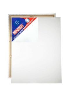 PARTNER Stretched Canvas 50X70CM White Cotton Artist Canvas Boards for Painting Acrylic Pouring Oil Paint Dry & Wet Art Media  - Image 1