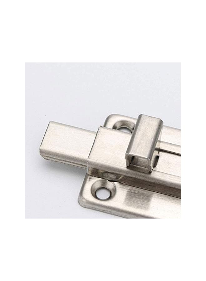 promass Sliding Door Bolt Latch, 3 Inch Door Bolt Latch Stainless Steel Door Slide Latches Lock with Screws for Home Bathroom Toilet Window Furniture Pet Gate - Image 5
