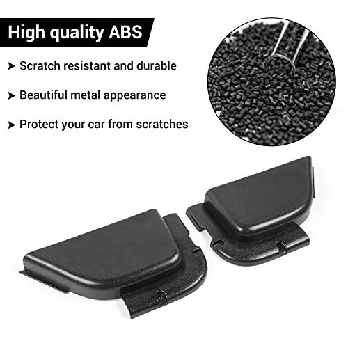 Hoolcar Front Door Storage Pockets, Door Side Insert Organizer Box Door Net Pocket Replacement for 2011-2018 Jeep Wrangler JK JKU, Interior Storage Expansion Accessories, Black, 2PCs - Image 4