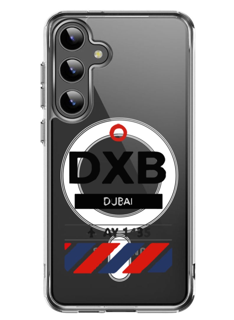 Theodor Magnetic Case for Samsung Galaxy S24 6.2-inch Compatible with MagSafe Wireless Charging, Shockproof Phone Bumper Cover DXB Airport - Image 1