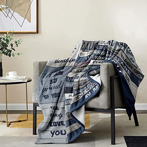 Yamco Daughter Gifts - Birthday Gift for Daughter from Mom Dad - Mothers Day Birthday Presents for Daughters - to My Daughters Blankets 80"x 60" - Graduation Gift Ideas for Her from Mother 2025 - Image 4