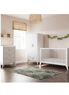 Snuz Fino Cot Bed For Infant And Baby, Minimal And True Contemporary Style, Converts To Toddler Bed, 2 Matress Heights, Suitable From 0 To 18Months , Dimensions W153 X L74 X H88.5Cm - White  - Image 5
