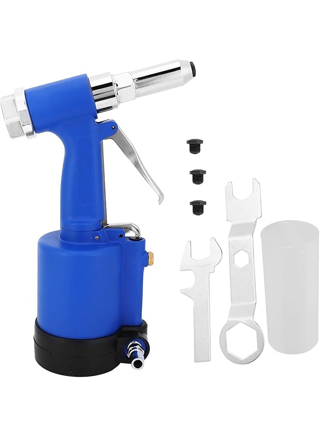 Dpofirs Pneumatic Rivet Gun, Air Rivet Gun, Pneumatic Air Riveter Nut Rivet Gun Lightweight Hydraulic Nail Puller Industrial Pneumatic Tool - Image 1