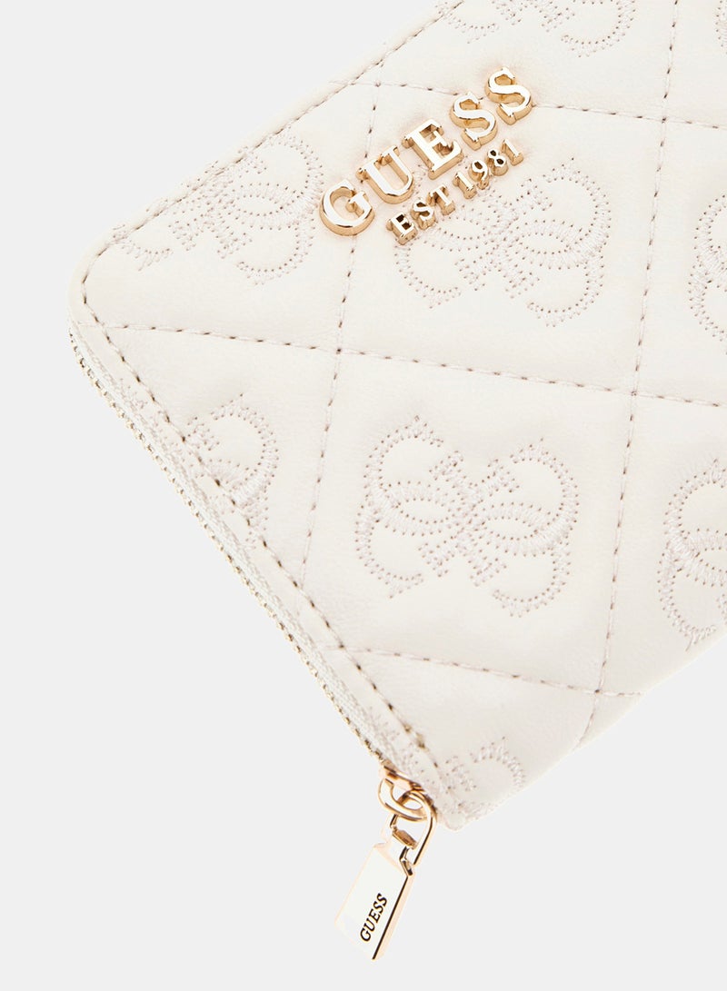 GUESS ADELASIA SLG SMALL ZIP AROUND - Image 4