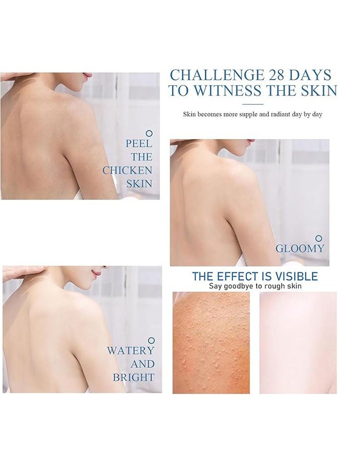 HALLY نيكوتيناميد ترطيب الجسم لوشن 250 مل، تبييض الجسم لوشن لمدة 24 ساعة طويلة الأمد ترطيب وترطيب، لطيف وتحسين نسيج الجلد - Image 5